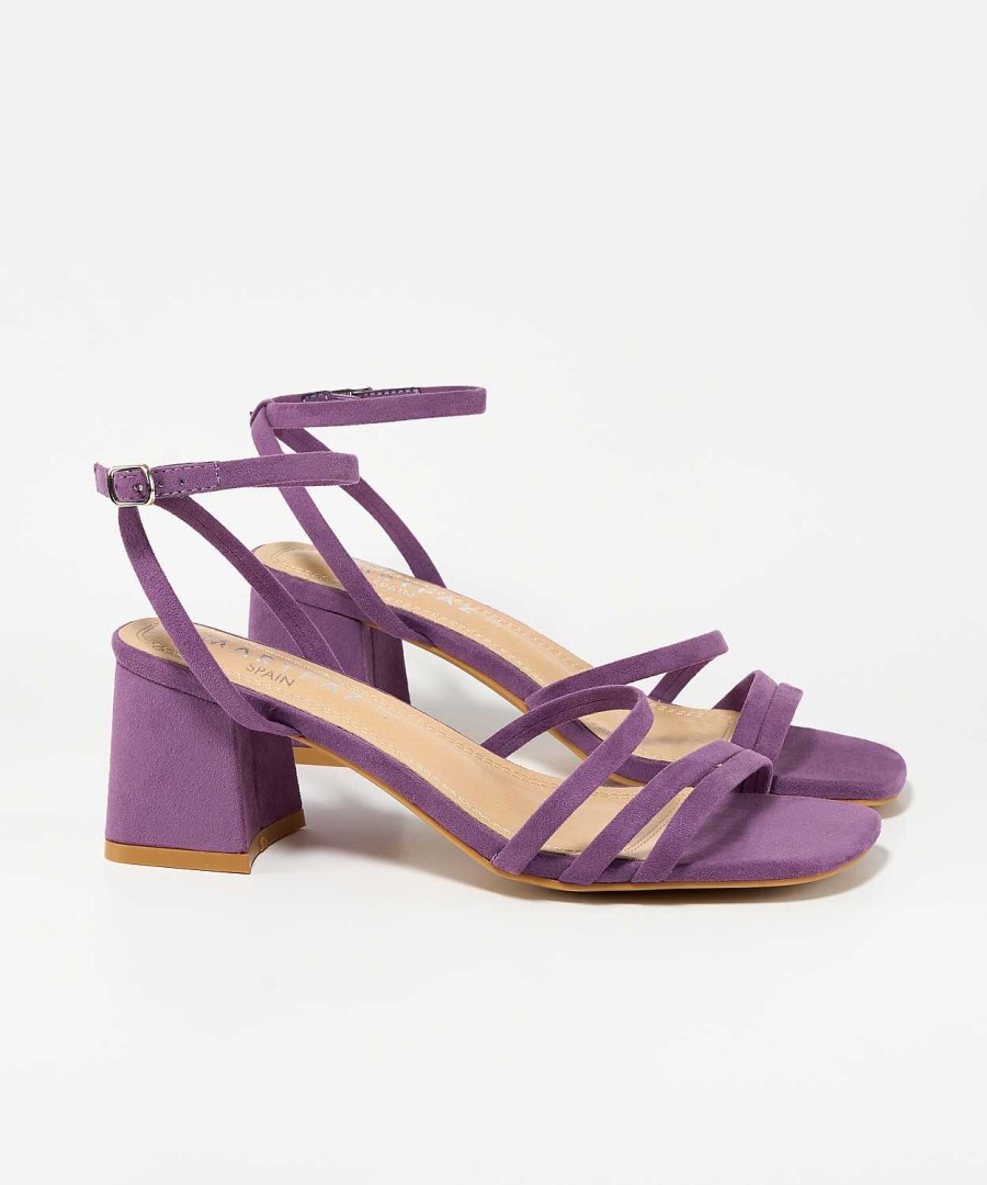 Marypaz Heeled Sandals With Straps And Bracelet