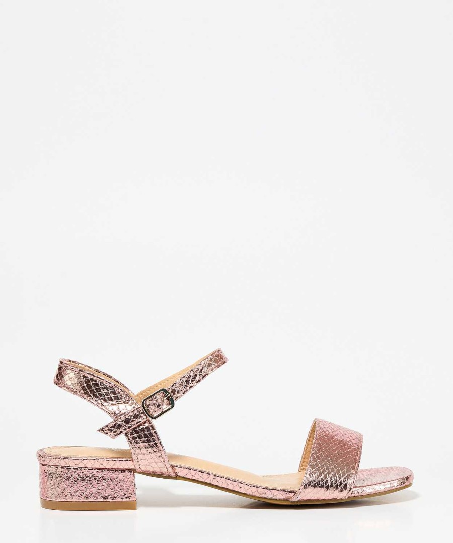 Marypaz Rose Metallic Sandal