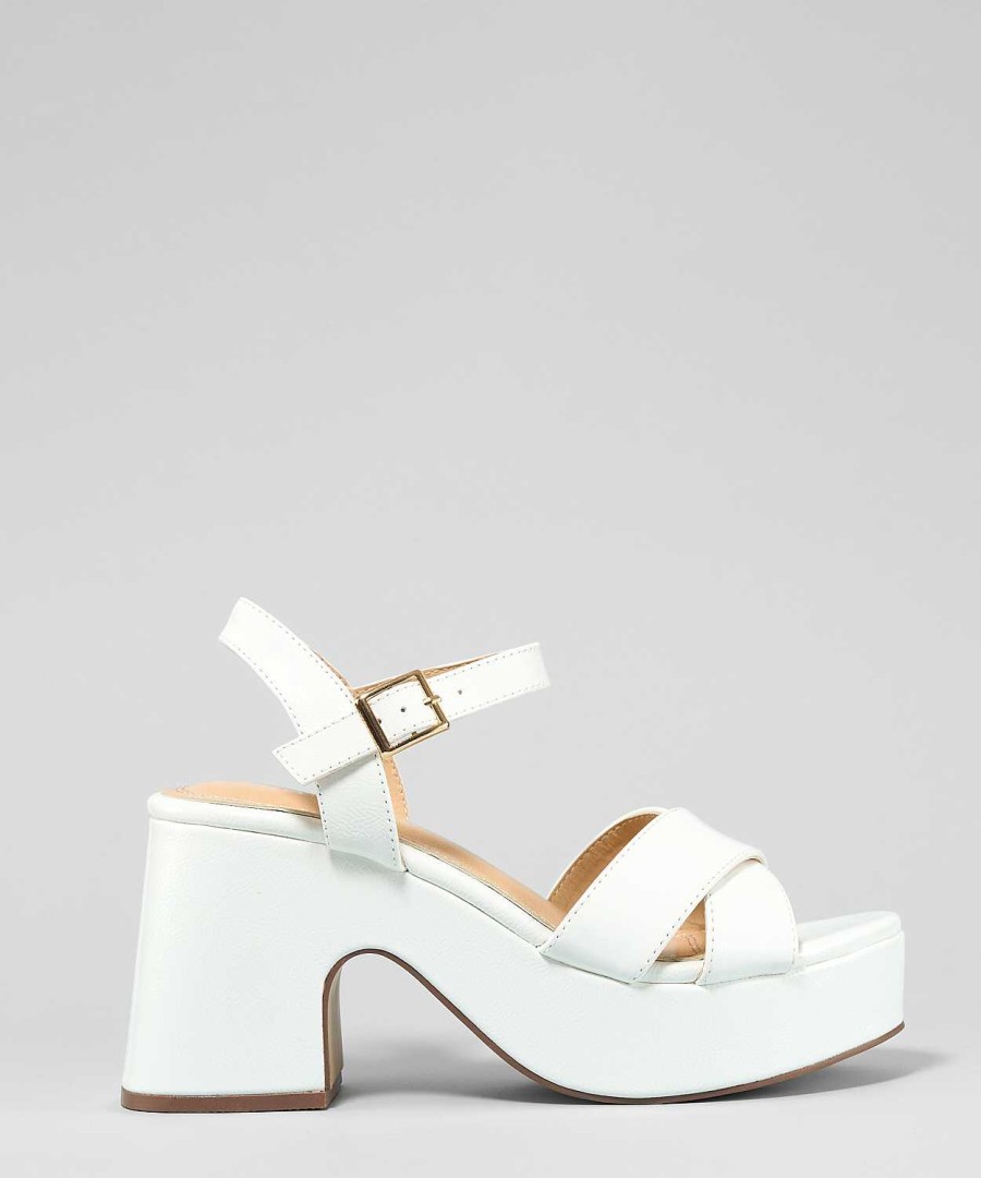 Marypaz Patent Block Platform Sandal