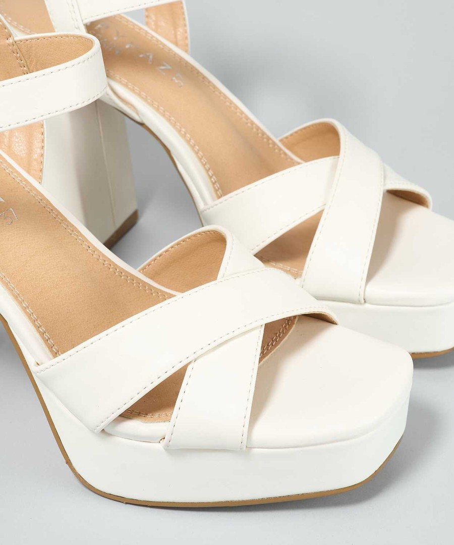 Marypaz Cross Strap Platform Sandal